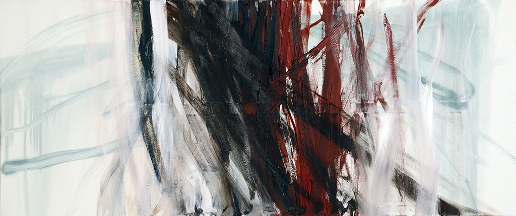 Embracement, 2010   Oil on canvas
90 x 210 cm