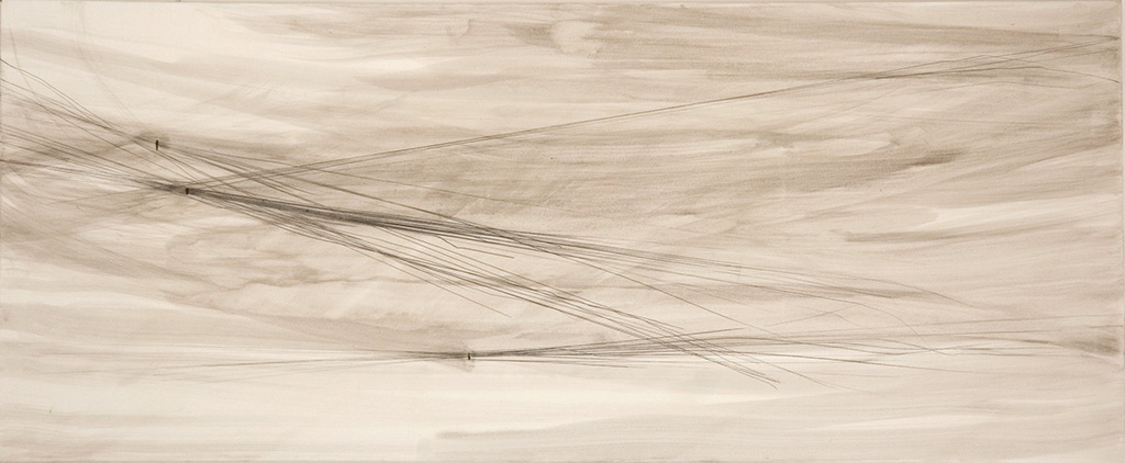 Sky, 2014 Oil and graphite on canvas
60 x 150 cm