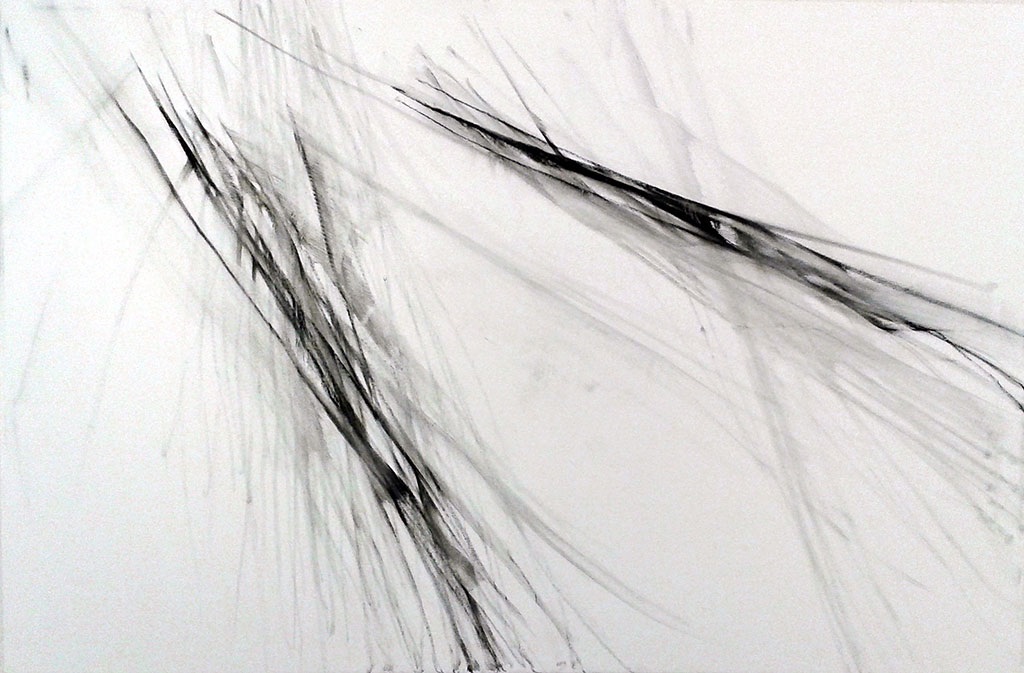 Tension, 2014 Oil and graphite on canvas
100 x 150 cm