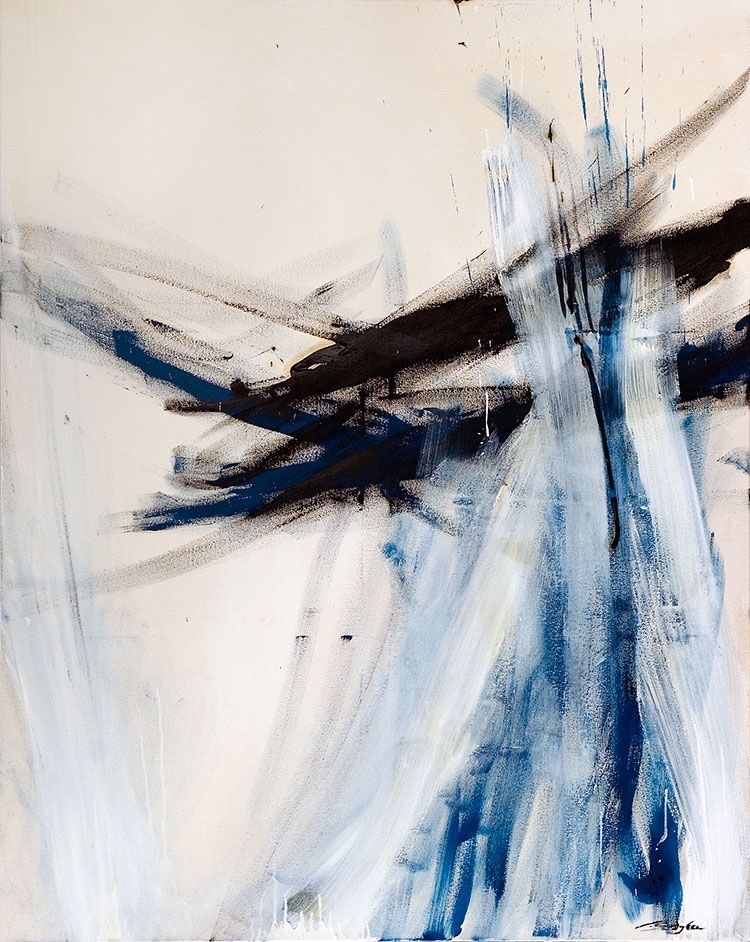 Sprung ins Wasser, Jump into Water, 2004
Oil on canvas
150 x 120 cm