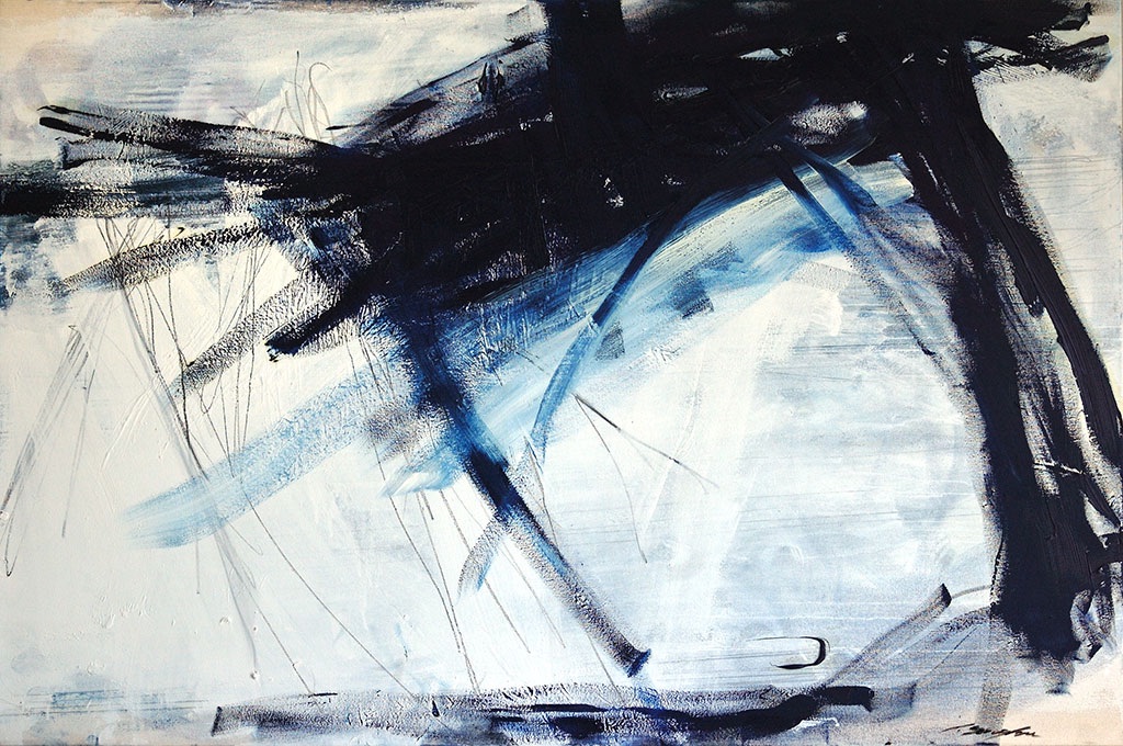 Ancient Form, 2006
Oil and graphite on canvas   110 x 145 cm