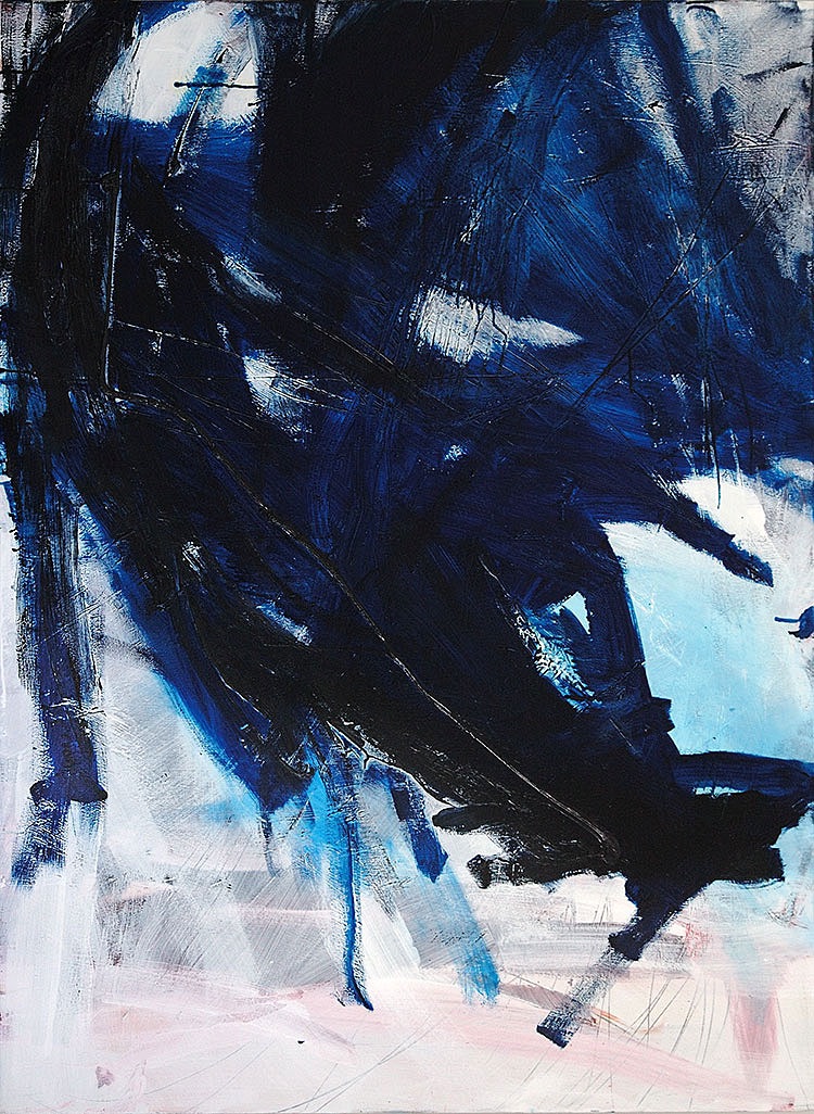 Blue Dreams, 2005   Oil on canvas
151 x 110 cm