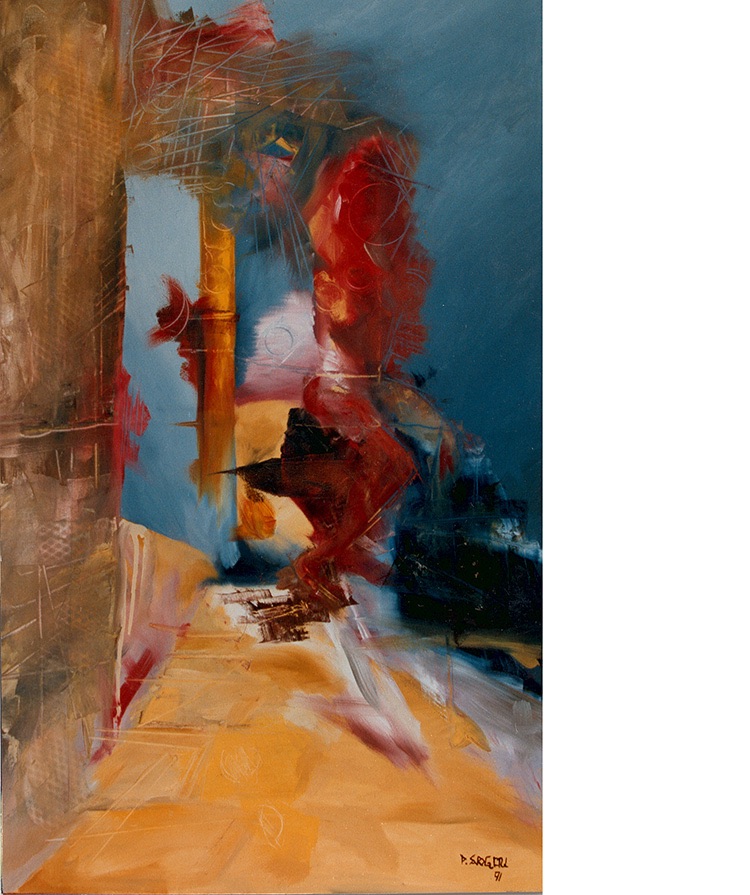 Am Meer, 1991,
Oil on canvas
100 x 60 cm