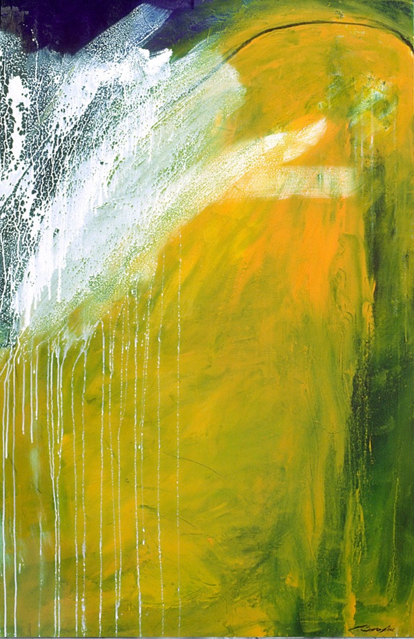 Yellow, 1996 Oil on canvas
145 x 90 cm