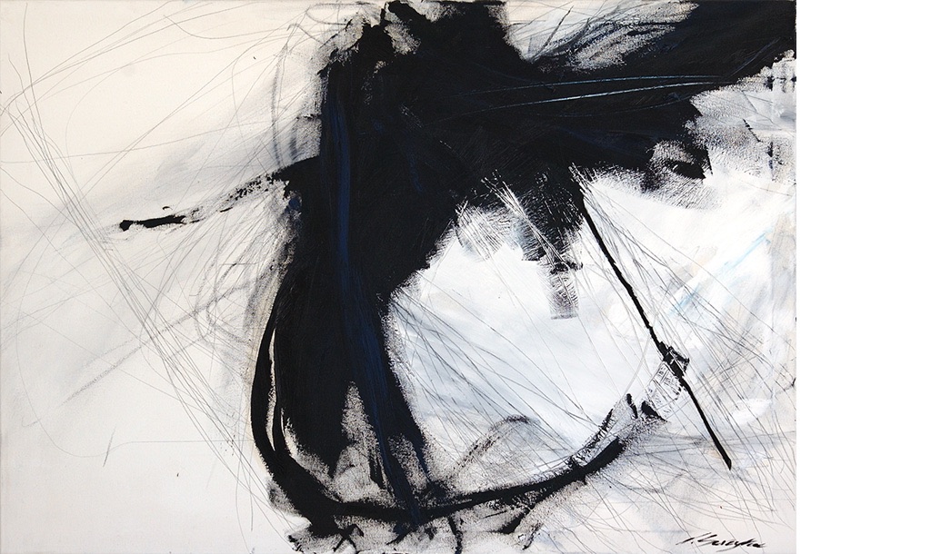 Modern Nike, 2004   Oil and graphite on canvas
95 x 135 cm