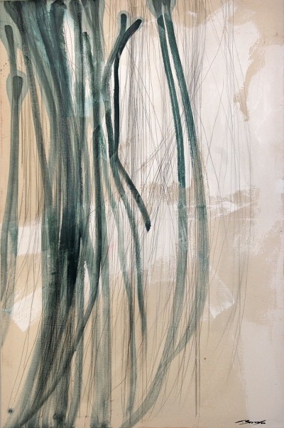 Windy Summer 1, 2006
Oil and graphite on canvas
150 x 100 cm