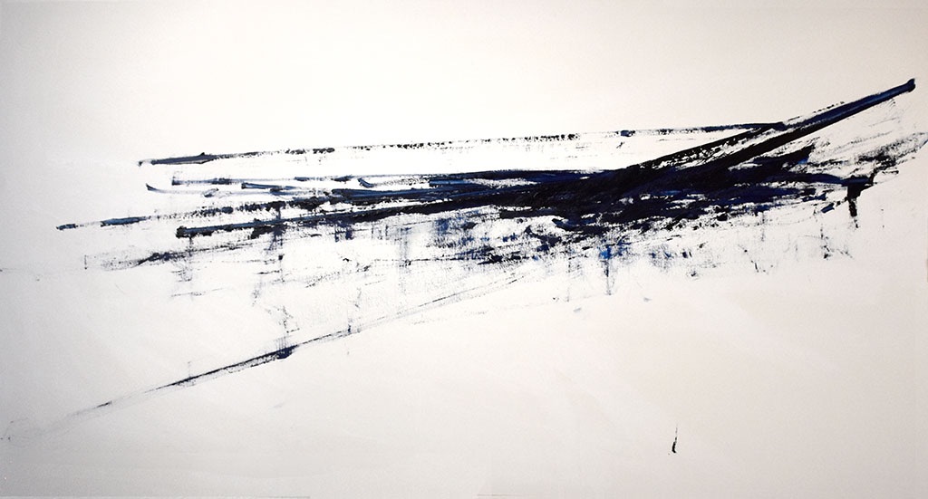 Gefühlte Musik, 2019   Oil on canvas
110 x 210 cm