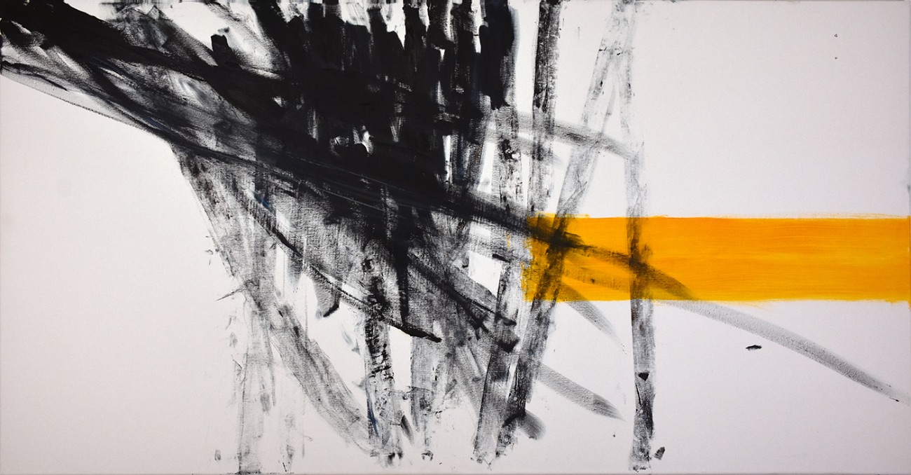 no title, 2023 Oil on canvas 100 x 195 cm